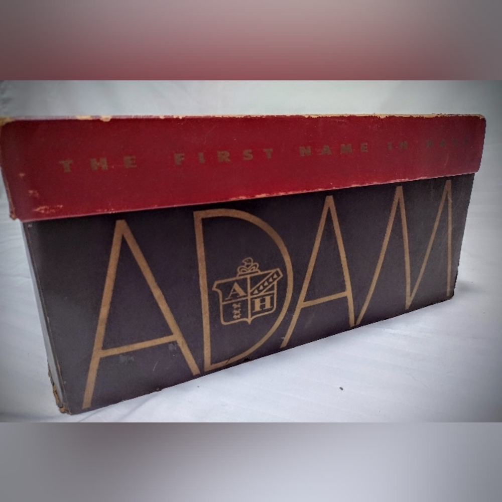 Pristine Vintage Adam Harvard '40 Fedora Fur Felt Hat Premier Quality 5th Ave NY - Picture 14 of 16